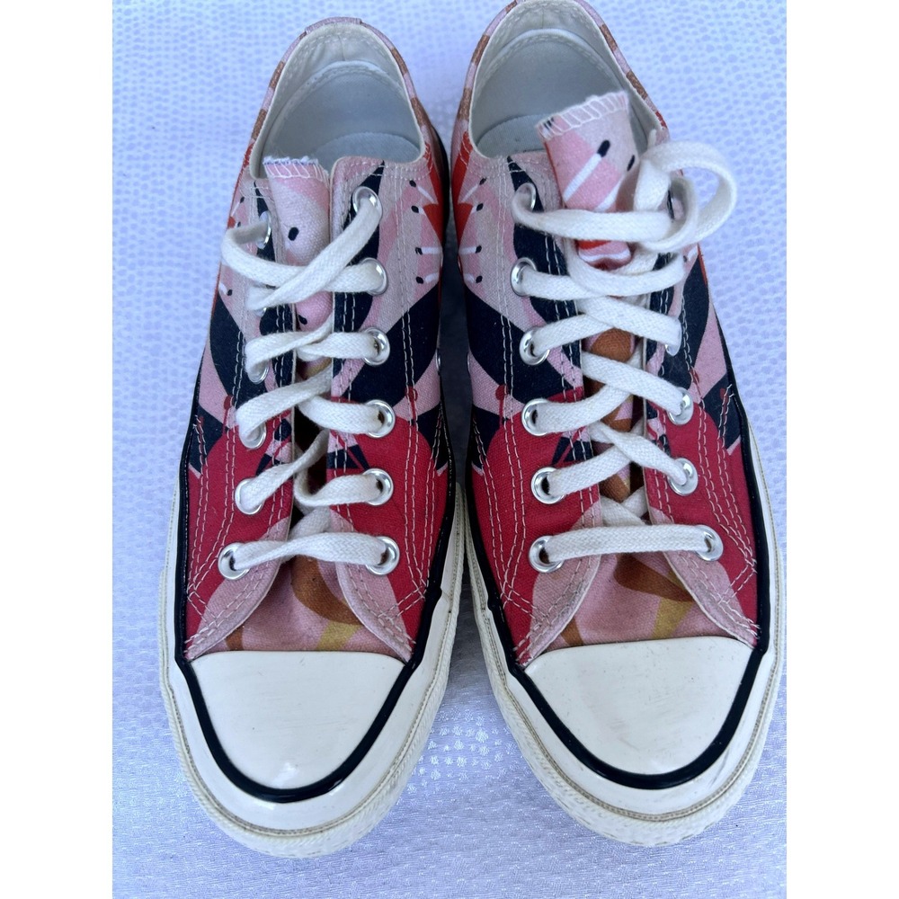 Converse Chuck 70 Low Top Floral Pink Red Black Sneakers 170962C Mens 6 Womens 8
